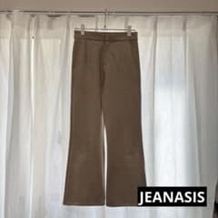 【JEANASIS】フレアパンツ ベージュのサムネイル