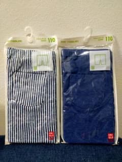 新品 UNIQLO ベビー レギンス スパッツ ズボン 2枚 ユニクロ ③のサムネイル