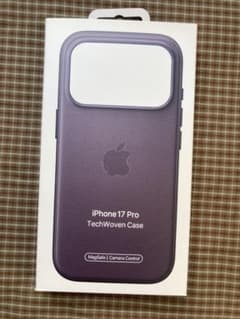 新品Apple純正iPhone 17Pro テックウーブンケース パープルのサムネイル