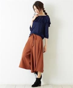 chocol raffine robe / ピーチ起毛ギャザーワイドパンツのサムネイル