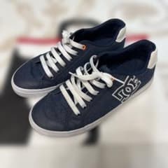 DC shoes レディーススニーカー 23.5cm ネイビー デニムのサムネイル