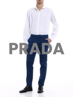 PRADA プラダ チノ トラウザーズ パンツ スラックス 50 XL ブルー系 PRADA プラダ チノ トラウザーズ パンツ スラックス 50 XL ブルー系