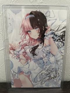 ぶいすぽっ！橘ひなの、如月れん、八雲べにサイン入り箔押しポスト