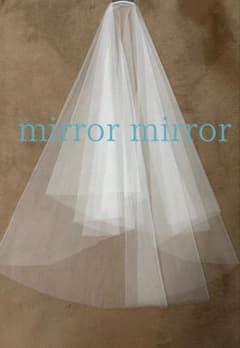 【もも様専用】mirror mirrorウェディングベール（コーム付き）のサムネイル