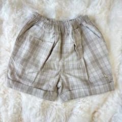 Cottoli チェック柄 ハーフパンツ 95cmのサムネイル