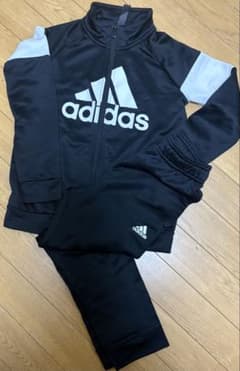 adidas ジャージセット ブラック/グレーのサムネイル