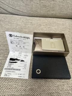 BVLGARI ブラック レザー カードケース - メルカリ