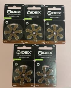 補聴器用空気電池WIDEX PR41 312 6個入り5パックセットのサムネイル
