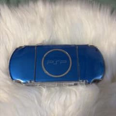 SONY PSP3000 本体 ブルー モンスターハンターカセットのサムネイル