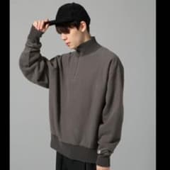 CHAMPION別注 ハーフZIPスウェット（HARE)のサムネイル