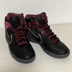 ナイキダンクハイプレミアムエスビー 黒色ブラックダンクハイ 
