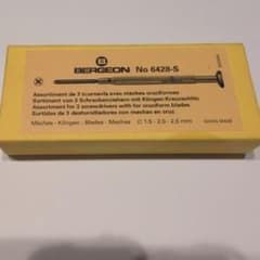 BERGEON No 6428-S プラスドライバー 3本セット　訳あり商品のサムネイル