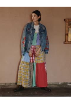 【人気】Freada フリーダ パッチワーク キャミワンピース フリークスストア 人気】Freada フリーダ パッチワーク キャミワンピース フリークス