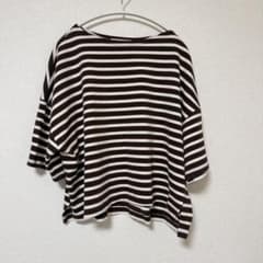 le.coeur blanc ボーダー カットソー 五分袖のサムネイル