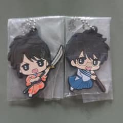 銀魂 志村妙 志村新八 ラバーキーホルダー 2セットのサムネイル