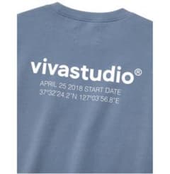 【即購入・即日発送可】 vivastudio ロゴトレーナー パステルブルーのサムネイル