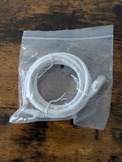 LANケーブル CAT6A ホワイト未使用のサムネイル