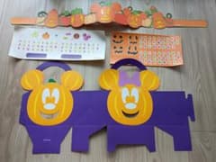 香港ディズニーランド　 ハロウィン ペーパークラフト セットのサムネイル