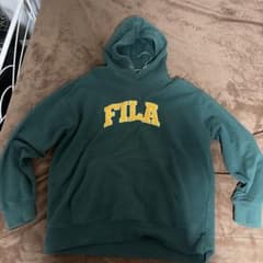 FILA パーカー ダークグリーンのサムネイル