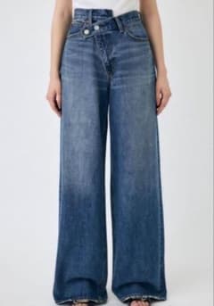 MOUSSY CROSS WAIST WIDE STRAIGHT 1