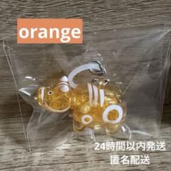 カラフルビーズべこ しゃかしゃかめじるしアクセサリー(オレンジ)のサムネイル