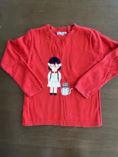 jacadi  ニット　110 6A  赤　レッドのサムネイル