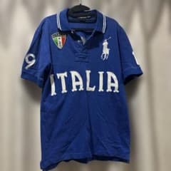 ラルフローレン ITALIA 刺繍ポロシャツ 背番号19 M - メルカリ