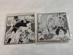 非売品】ワンピース 麦わらストア ミニ色紙風イラスト ゾロ ルフィ