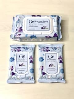 Geスキンケアシート：フレッシュフローラルプラス60枚×1＋10枚×2計80枚