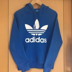 adidas アディダス プルオーバーパーカー ビッグロゴのサムネイル