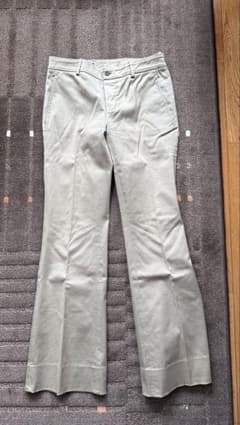 GUCCI グッチ チノパン ベージュ フレア ワイド ボトムス メンズ