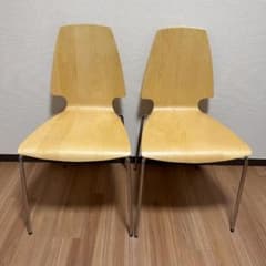 廃盤品 IKEA VILMAR チェア イス 2脚セット - メルカリ