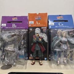 NARUTO 이치 반 쿠지 전설의 삼닌 A상 B상 C상 피겨 3체 세트