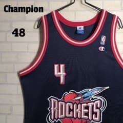 チャンピオン★USA製 NBA ロケッツ バークレー ユニホーム 紺 XL相当 チャンピオン☆USA製 NBA ロケッツ バークレー ユニホーム 紺 XL相当