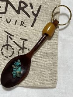 henry cuir アンリークイール　henri 作　スプーンのキーホルダー henry cuir アンリークイール henri 作 スプーンのキーホルダー - メルカリ