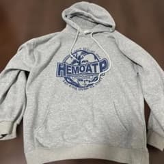 HEMOATP グレー フード付きパーカーのサムネイル