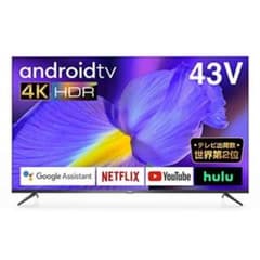 TCL 43型androidテレビ 4Kチューナー TCL 43P8Bのサムネイル