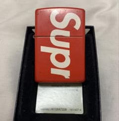 Supreme Red Zippo ライター 2020年製のサムネイル