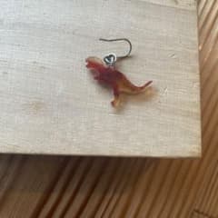 恐竜 ピアス べっ甲 福井県 眼鏡フレームピアスのサムネイル