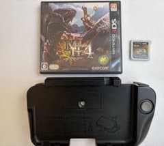 ニンテンドー3DS LL 専用拡張スライドパッド ＆ モンスターハンター4のサムネイル