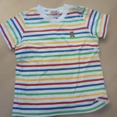 ミキハウス　ストライプ Tシャツ 90cmのサムネイル