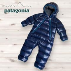 Excellent condition Patagonia baby down jumpsuit, size 3-6M, navy