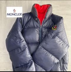 ルーマニア製 古着 80's モンクレール 中綿 ジャケット リバーシブル MONCLER / モンクレール アシックス製 リバーシブル ダウンジャケット