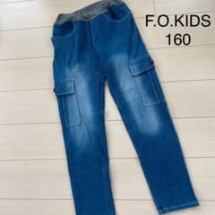 F.O.KIDS デニム カーゴパンツ　160のサムネイル