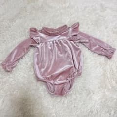 【美品】babyGAP ベロア フリル ロンパース 70 80 ピンク イベントのサムネイル
