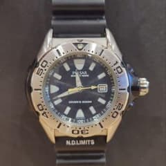 稼働品】SEIKO PULSAR ソーラーダイバー200m防水【防湿庫保管品 
