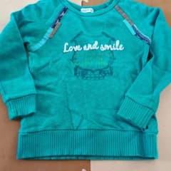 RAG MART ターコイズ トレーナー 120cmのサムネイル