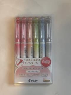 PILOT フリクションライト ナチュラルカラー 6色セットのサムネイル