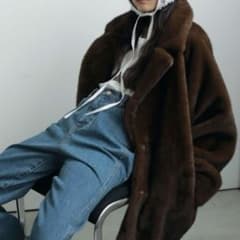 新品未使用アンヌークanuke Eco Minkfur Jacketブラウン36 - メルカリ