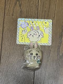 ちいかわ　ソフビパペットマスコット2 うさぎ　目薬　& お茶漬け　シールのサムネイル